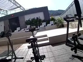 Camsoda Best live sex cam show of voyeurcam-casa-salsa-gym-bike