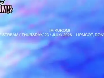 Chaturbate Nude Webcam of kuromi_bush