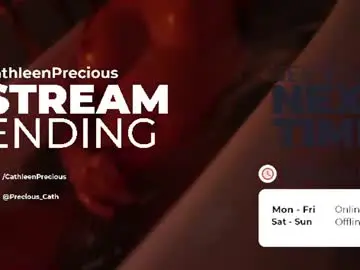 Chaturbate Best live sex cam show of cathleenprecious