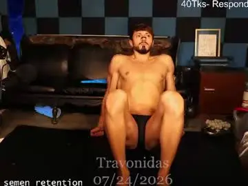 Chaturbate Best live sex cam show of travonidas