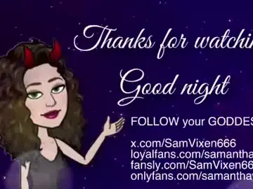 Chaturbate Watch Live Sex Cams of samanthavixen