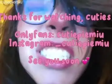 Chaturbate Adult Webcams of cutiepiemiu