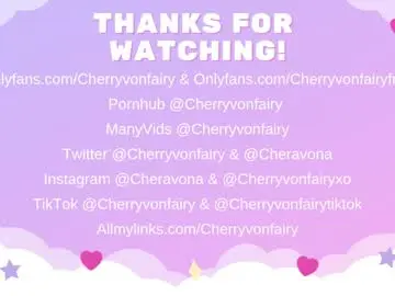 Chaturbate Best live sex cam show of cherryvonfairy