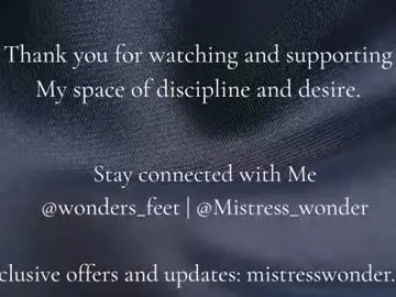 Chaturbate Private Sex Chat of wonders_feet