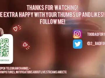 Chaturbate Watch Live Sex Cams of 2badforyou