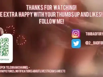 Chaturbate Sex Chat of 2badforyou
