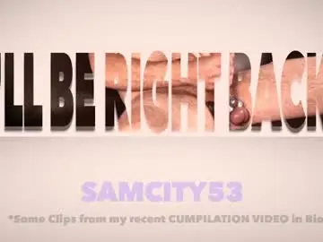 Chaturbate Live Sex Cam of samcity53