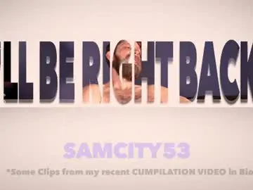 Chaturbate Best live sex cam show of samcity53