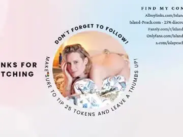 Chaturbate Live Sex of island_peach
