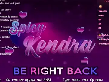 Chaturbate Live Sex Cam of spicykendra