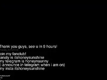 Chaturbate Live Sex Cam of honey_sunshine
