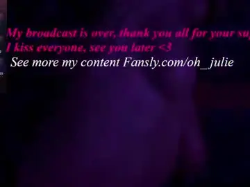 Chaturbate Private Sex Chat of oh_julie