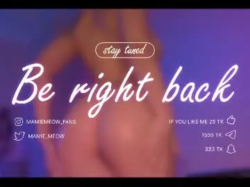 Chaturbate Live Sex Cam of mamiemeow